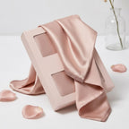 Pure Mulberry Silk Pillowcase in Rose Gold