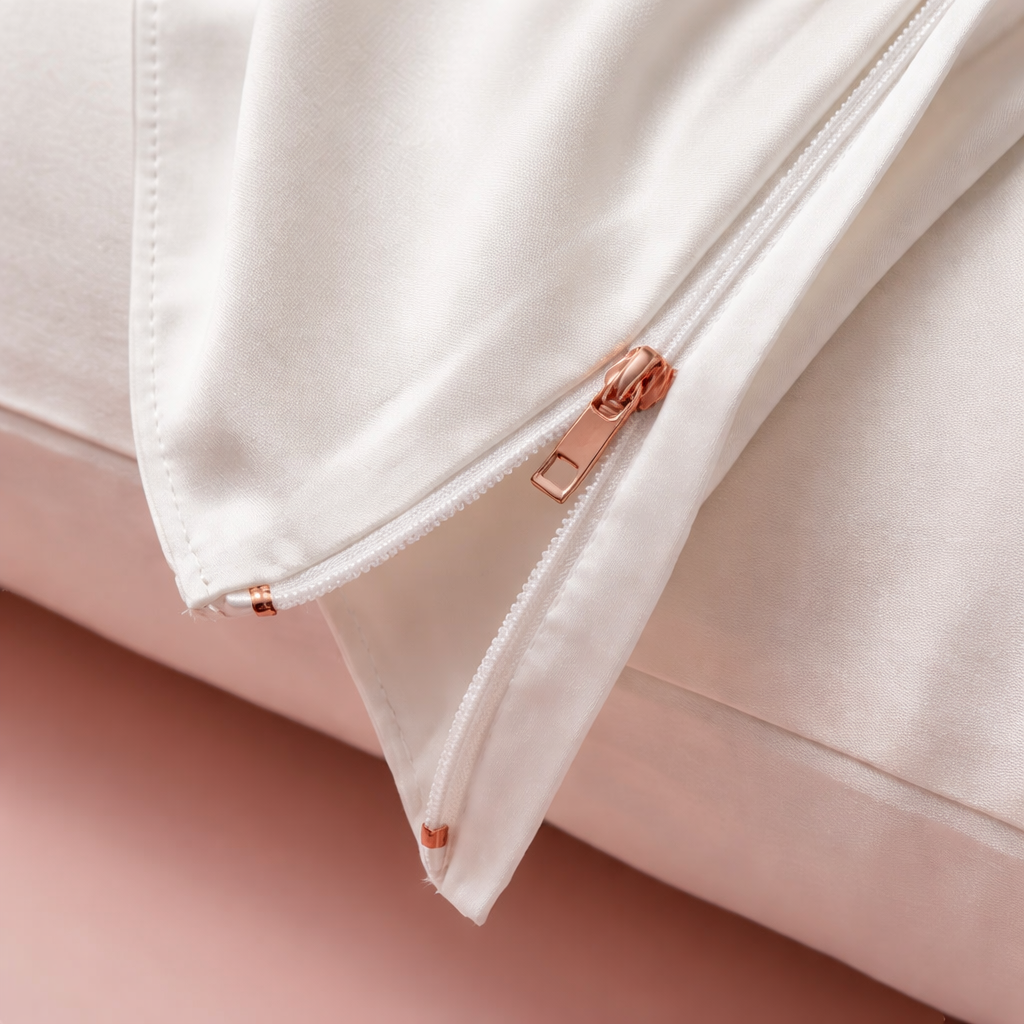 Draped Scarf Silk Pillowcase in Gift Box